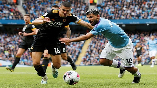 aguero cut a frustrated figure