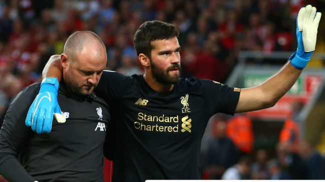 alisson got injury in epl opener