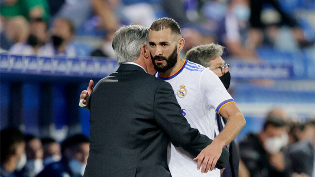 anchelotti and benzema