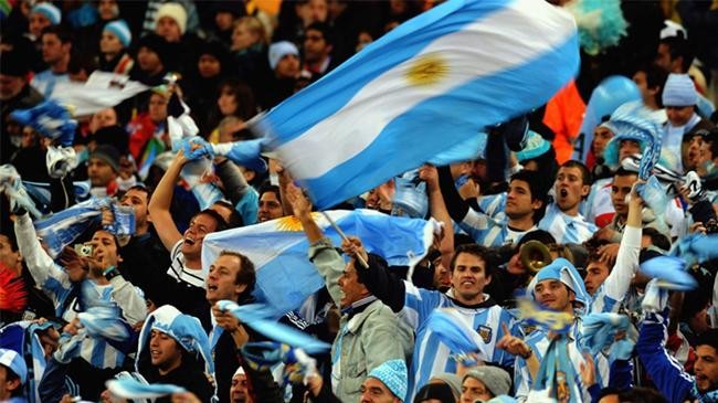 argentina fan in gallery