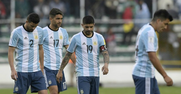 argentina lost to bolivia by 2 0 goals