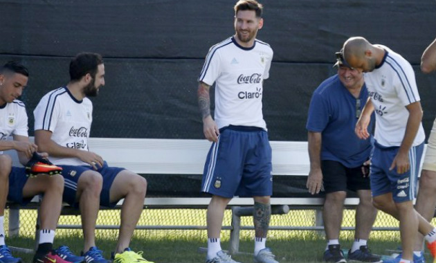 argentina messi practices 2017