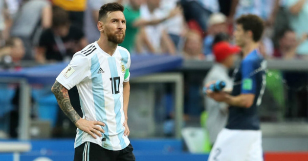 argentina out of world cup after lossing to argentina