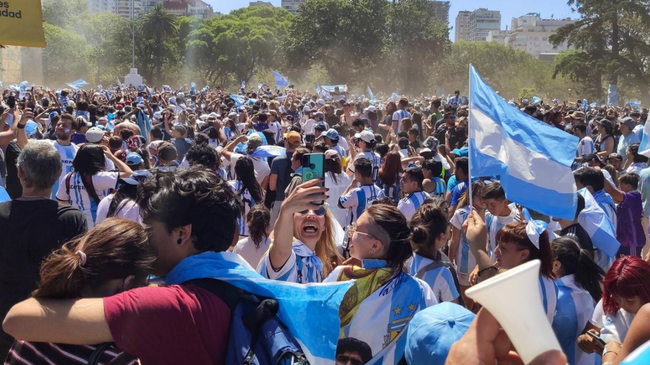 argentina world cup celebration 2