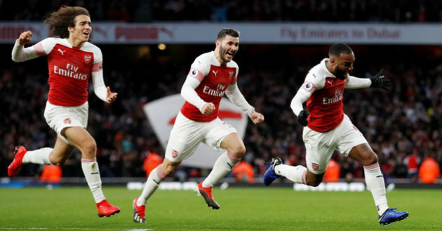 arsenal goal celebration