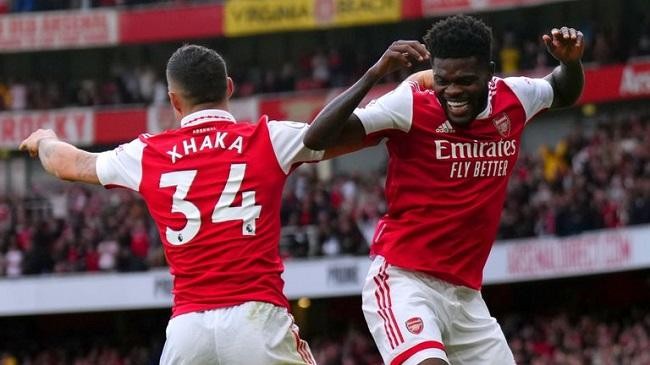 arsenal thomas partey granit xhaka