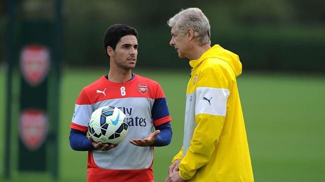 arteta and wenger