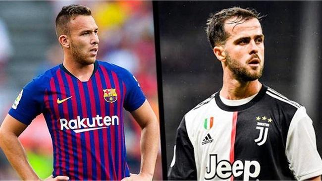 arthur melo and miralem pjanic