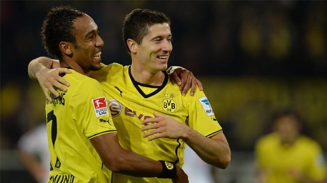 aubameyang and lewandowski