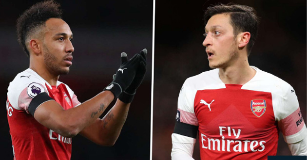 aubameyang and ozil