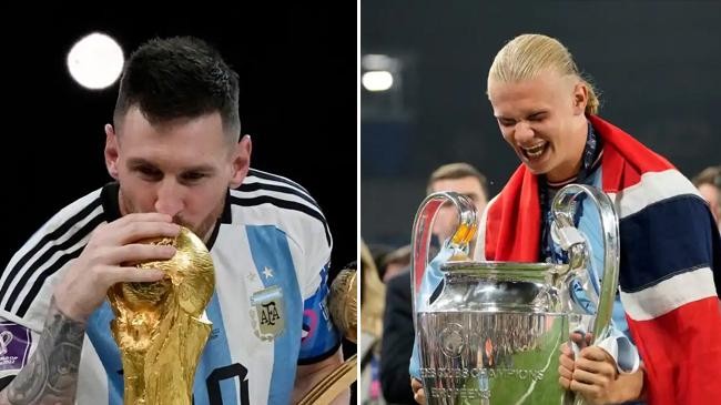 ballon dor 2023 messi and haaland