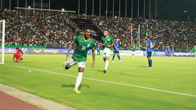 bangladesh beat cambodia footbal 2023