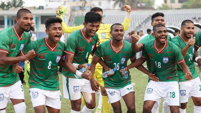 bangladesh celebrating a goal 2023