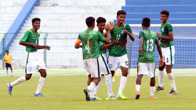 bangladesh won by 7 1 goals