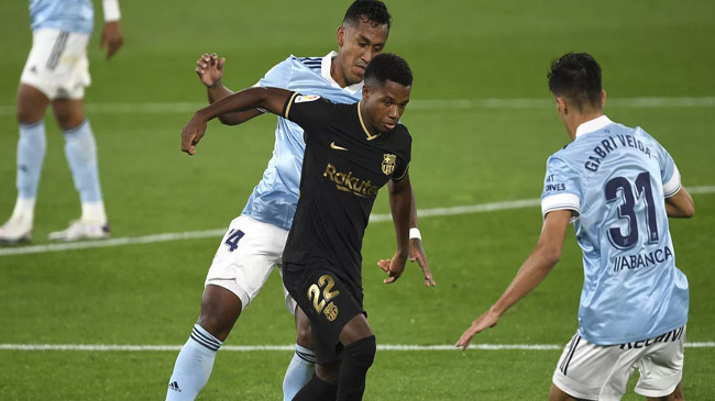 barca celta match