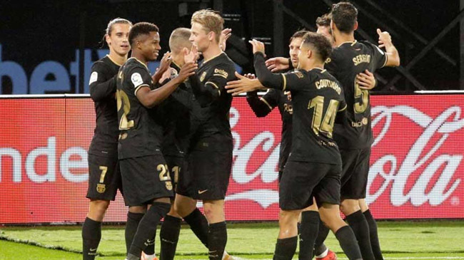 barca defeat selta