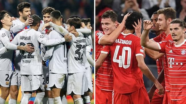 barcelona and bayern munich