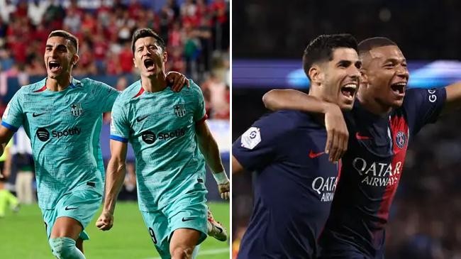 barcelona and psg
