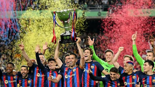 barcelona la liga title win 2023