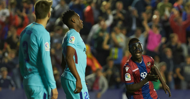 barcelona lost to levante by 5 4 goals