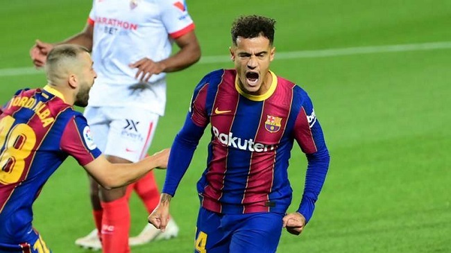 barcelona playmaker philippe coutinho