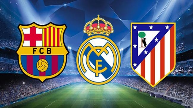 barcelona real madrid and athletico madrid