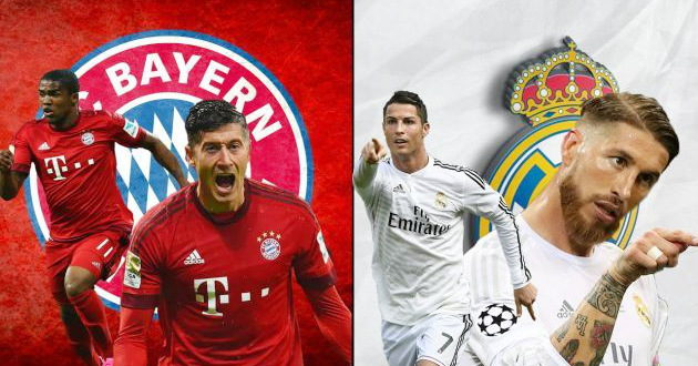 bayern munich vs real madrid cl match