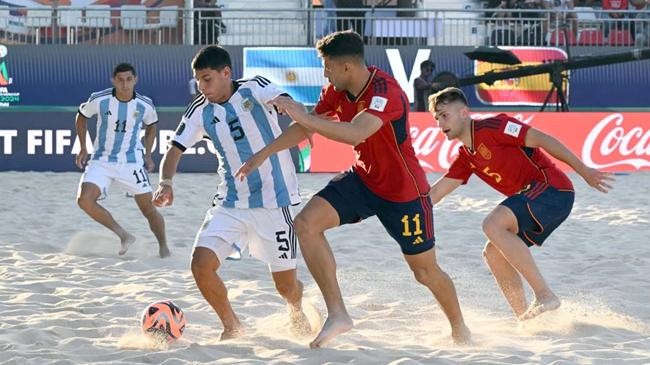 beach socder argentina vs spain