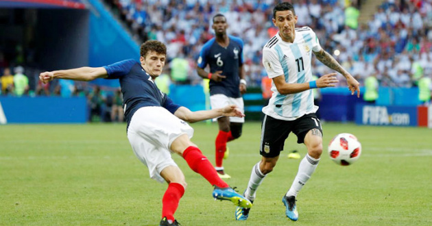 benjamin pavard goal vs argentina