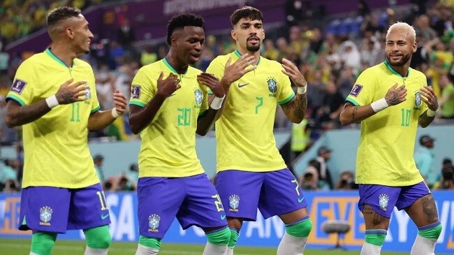 brazil celebration 2022 world cup