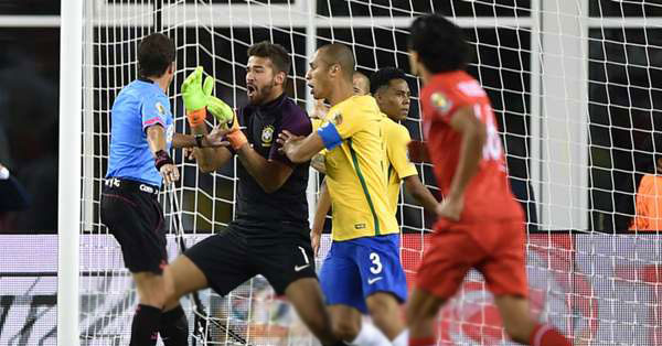 brazil out of copa after losing to peru