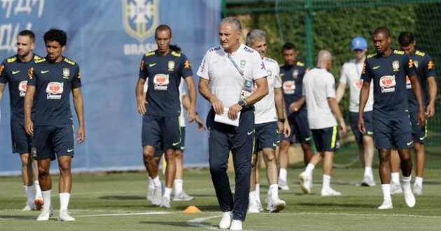 brazil team training 2018 world cup