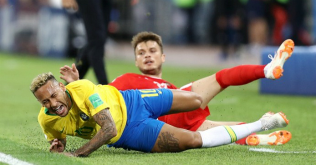 brazil vs serbia neymar