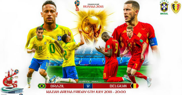 brazil will face belgium at tonight