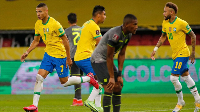brazil will play against ecuador