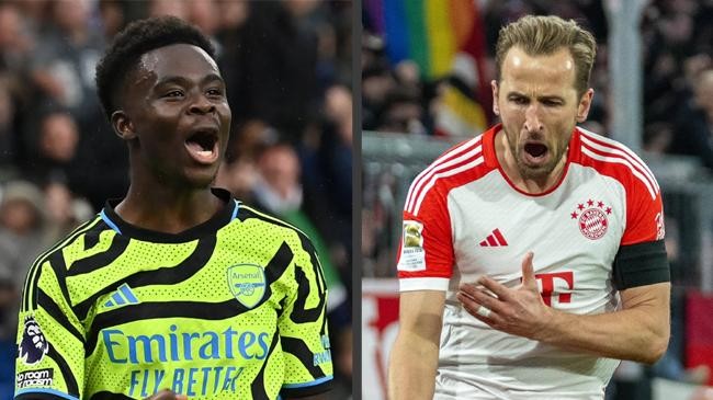 bukayo saka and harry kane