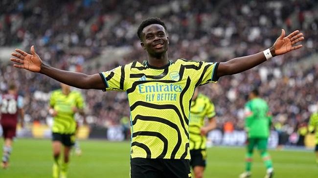 bukayo saka arsenal 2023 24