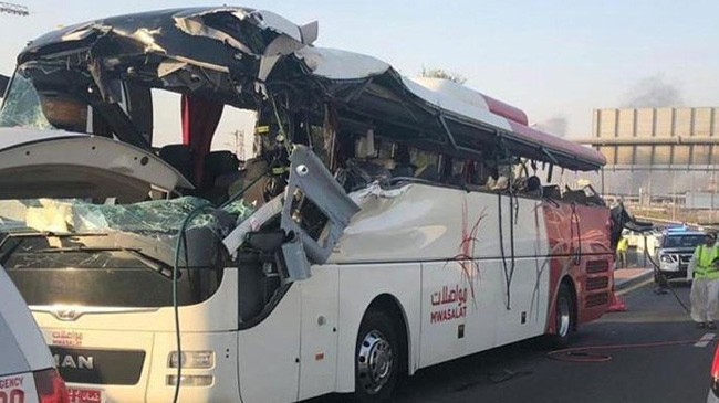 bus accident in gini