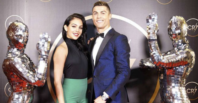 conaldo with his girl friend georgina