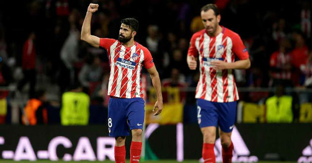 costa celebrates his goal