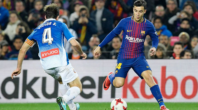 coutinho barcelona vs espanyol