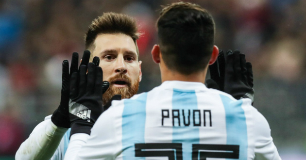 cristian pavon lionel messi