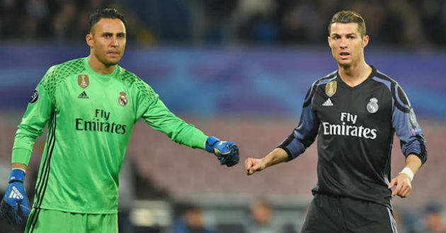 cristiano ronaldo and keylor navas