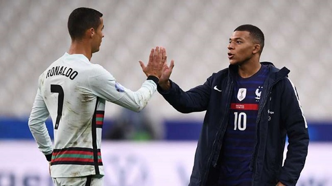 cristiano ronaldo kylian mbappe