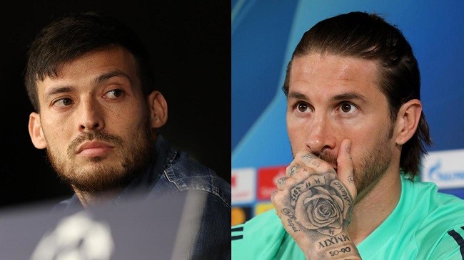 david silva sergio ramos