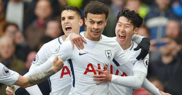 dele alli celebrates his goal