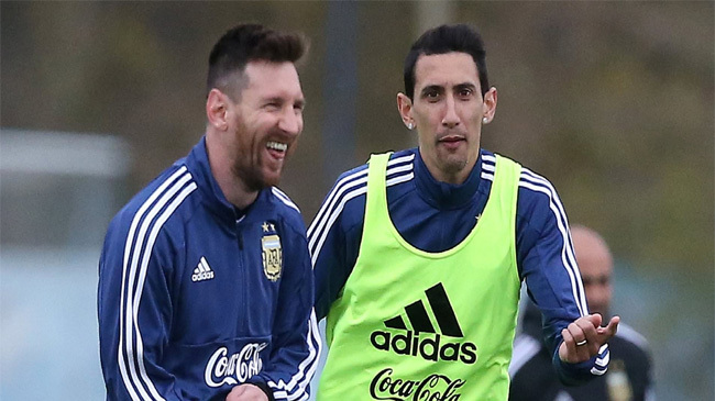 di maria and messi