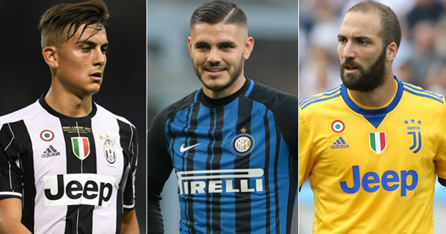 dybala icardi higuain 2018