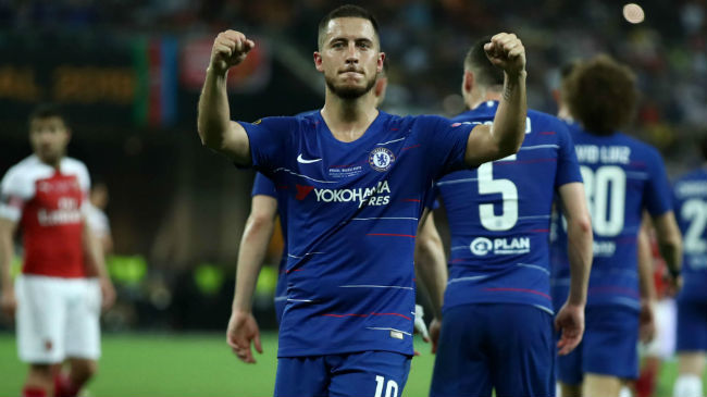 eden hazard chelsea arsenal europa league final 2019