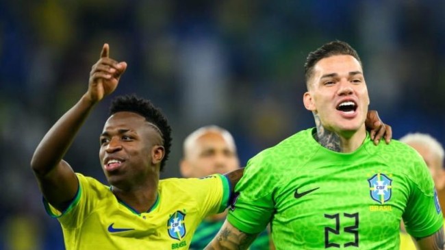 ederson and vinicius junior